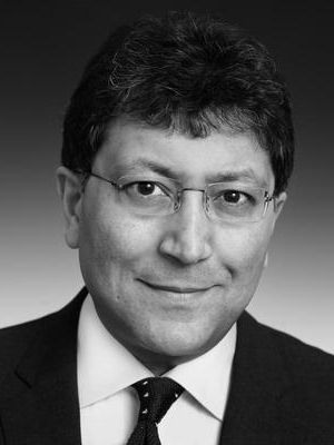 Black-and-white formal portrait of Nakib Narat.